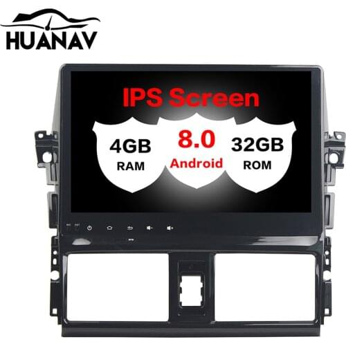 Android 8.0 No Car DVD player GPS Glonass Navigation For Toyota YARIS 2013-2015 Car multimedia stereo player 32GB CAR MAPS