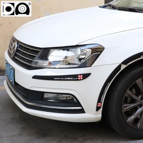 Car Anti-collision Strips Bumper Protector Edge Corner Guard 2 pcs Black/White in car-styling mouldings for Mitsubishi series