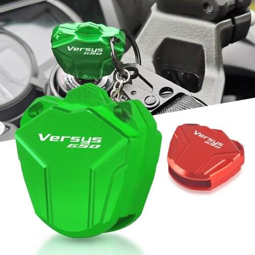 VERSYS 650 Motorcycle CNC Key Case Cover Shell For KAWASAKI VERSYS650 VERSY S650 LT ABS 2015- 2019 Key Embryo Holder Protector