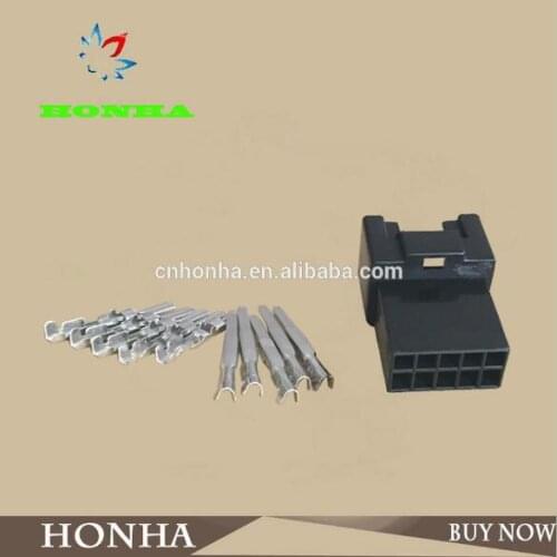6090-1056 PA66 black 10 pins unsealed auto wire harness connectors for sumitomo