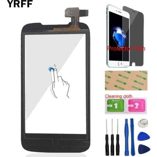 4.0'' Phone Touch For Lenovo A369 A369i A 369 369i Front Glass Touch Screen Digitizer Panel Sensor Tools Protector Film Adhesive