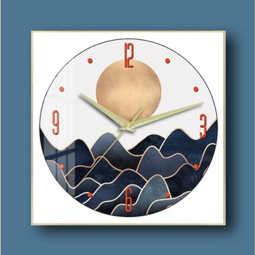 Elegant Frane wall clock Art Wall Clock Luxury Wall Clock Chinese style Bedroom Clock Modern Design For Home