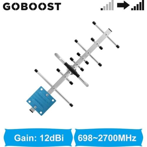 GOBOOST Full Band 698-2700 MHz 4g Yagi Antenna For GSM 2g 3g 4g Cell Phone Siganal Booster outdoor Antenna