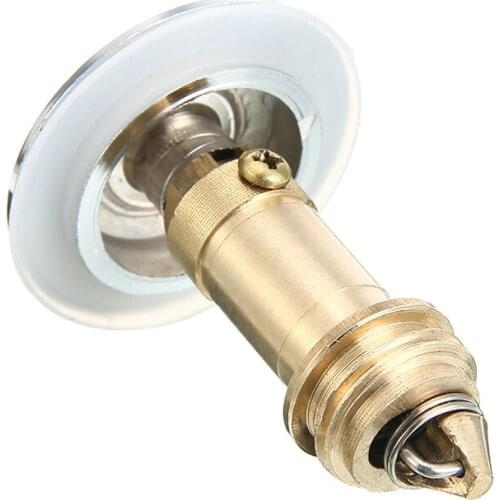Easy Up Chrome Basin Sink Click Replacement Push Button Plug Pop Up Bolt For Most Sink Barth Tub Basin Drain Stopper
