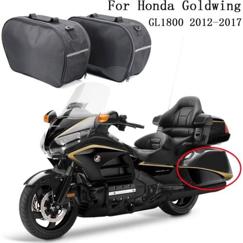 Motorcycle Trunk Saddlebag Saddle bags Liner Set For Honda Goldwing GL1800 1800 2012-2017