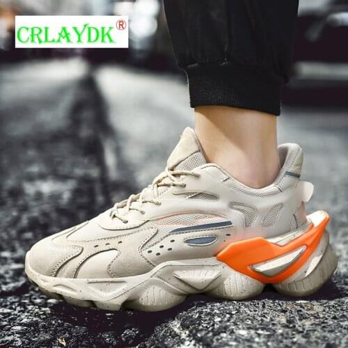 CRLAYDK New Mens Fashion Trend Cool Sneakers Casual Running Breathable Increased Shoes Sports Outdoor Wakling Non Slip Tennis