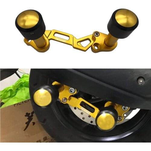 Motorcycle NMAX Front Rear Wheel Slider Crash Muffler Fork Protector For Yamaha NMAX & NVX 155 150 125 Aerox155 2015-2019 2020