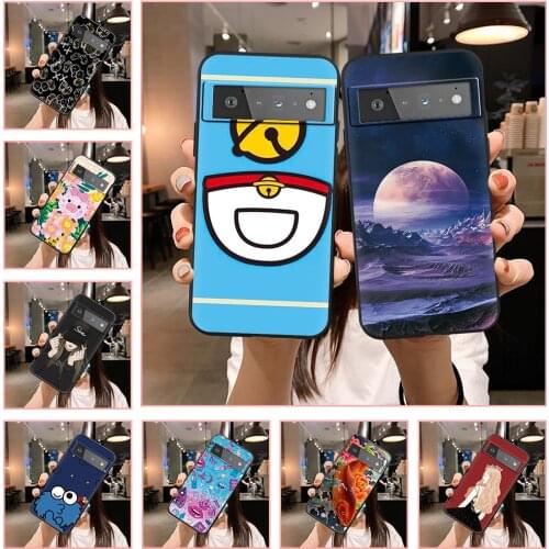 For men Back Cover Phone Case For Google Pixel 6 Pro New Glitter Cartoon Dirt-resistant Best seller