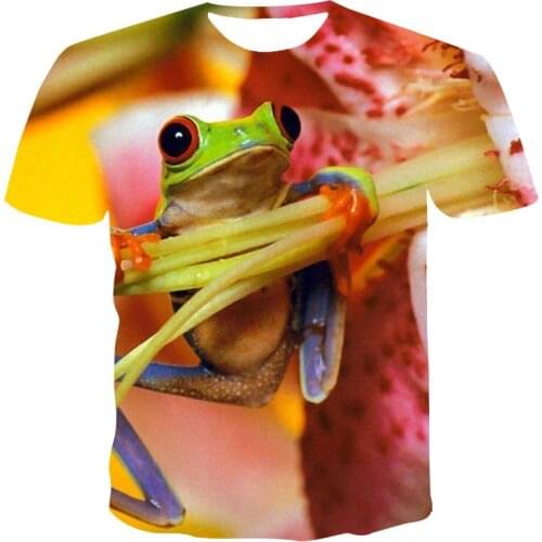 2021Summer New 3D T-Shirt Casual Short Sleeve O-Neck Top Fashion HarajukuT-Shirt Cute little cat T-shirts110/6XL