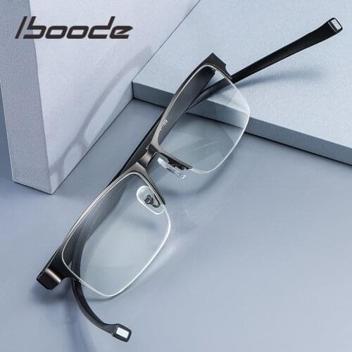 Iboode Anti Blue Light Reading Glasses For Women Men TR90 Magnet Frame Hanging Neck Long leg Computer Presbyopia Diopter Eyewear