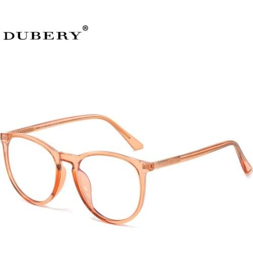 Anti Blue Light Glasses Blocking Filter Round Computer Glasses Men Women Super Light Frame Eyeglasses Pink Clear Spectacles