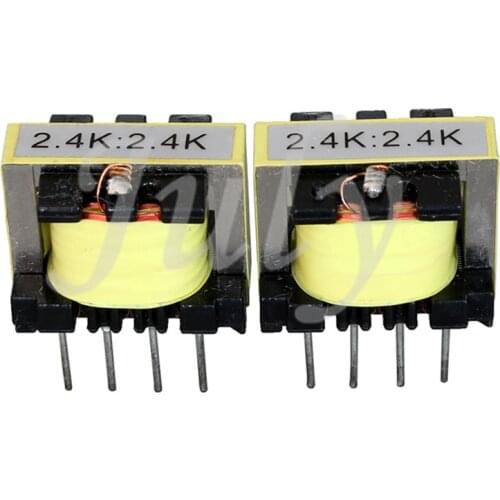 Permalloy 2.4K:2.4K (600+600:600+6000) audio isolation transformer, inductance 9H+9H: 9H+9H, 20hz-20Khz