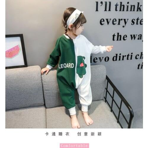 Sleepwear Jumpsuits New Toddler Cartoon Clothes Spring Summer Sleeping Bag Baby Girl Pajamas Baby Boys Sleep Bag 2 4 6 Years