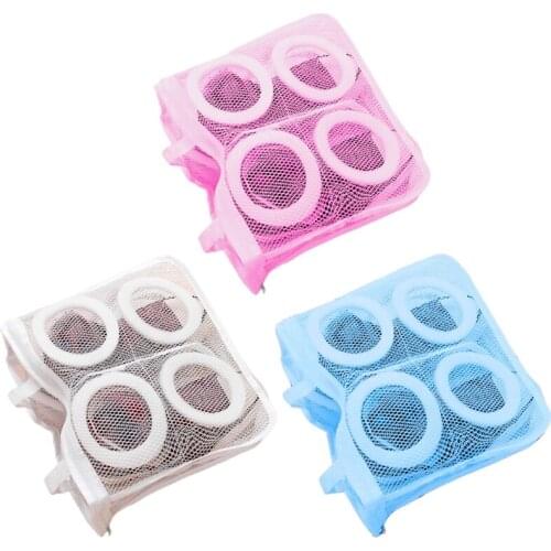 Practical Laundry Clothes Shoes Organizer Mesh Tote Bag Dry Shoe Home Portable Washing Pack Multipurpose Storage Wholesale