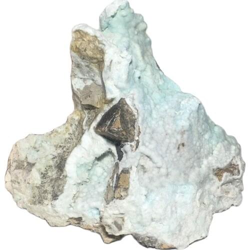 Natural Larimar Quartz Crystal Collection Gift Home Furnishing Articles Reiki Healing Mineral Samples Geode Section Gemstone