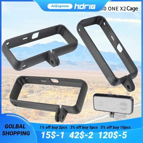 HDRIG Panoramic Camera Protection Frame For Insta360 ONE X2 Transfer GOPRO Bracket Horizontal And Vertical Shooting Bracket
