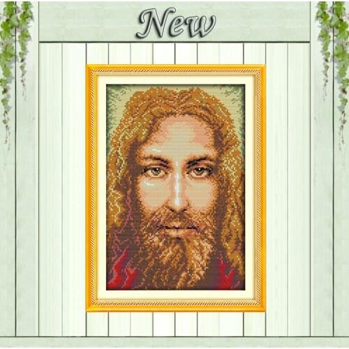 Religious figure Jesus decor diy painting Counted printed on canvas 14CT 11CT chinese Cross Stitch Needlework kits Embroider Set