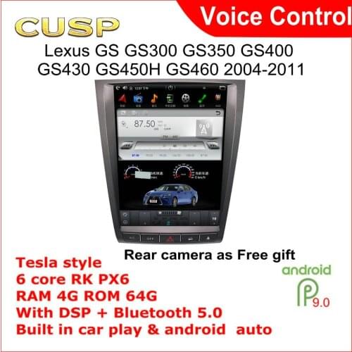 CUSP 12.1 INCH 4G+64G DSP CAR GPS FOR LEXUS GS GS350 GS300 CAR PLAY CAR MULTIMEDIA RADIO AUDIO VIDEO CAR SETREO Android CAR GPS