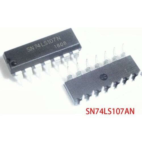 5pcs SN74LS107AN DIP14 SN74LS107N DIP HD74LS107AP 74LS107 DIP-14 DM74LS107AN MB74LS107