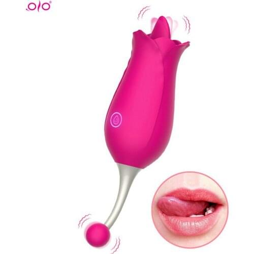 OLO G-Spot Vibrators for Women Lick Clitoris Stimulator Nipple Massager Female Masturbator sex Toy for Adults Vibrator Produc