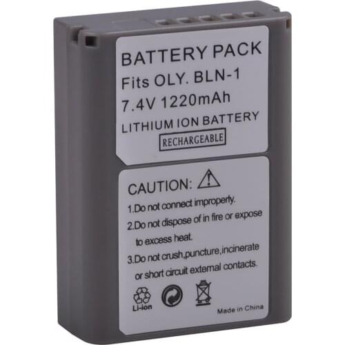 1Pcs 1220mAh BLN-1 PS-BLN1 BLN1 Replacement Digital Battery for Olympus OM-D E-M1, OM-D E-M5, Pen E-P5 Batteries