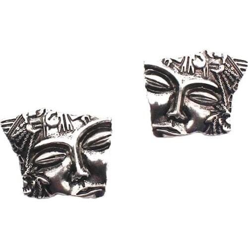 2021 Face Stud Oorbellen Earrings For Women Creative Punk Figure Pendientes Earings Fashion Jewelry Party Gifts New Brincos
