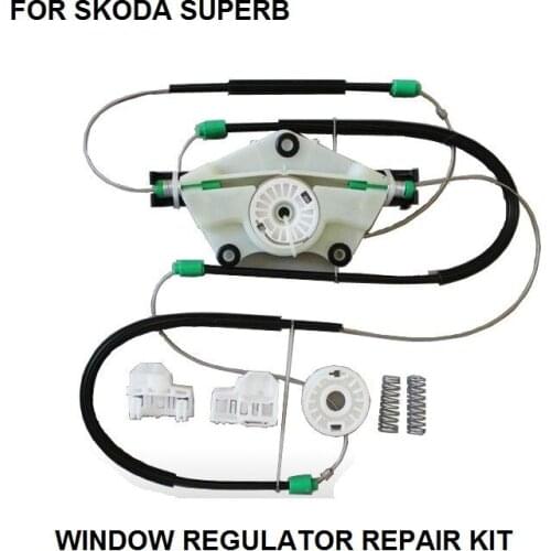 OE#3B1837462 CAR ELECTRIC WINDOW REGULATOR REPAIR KIT FOR SKODA SUPERB WINDOW REGULATOR FRONT-RIGHT 2001-2009