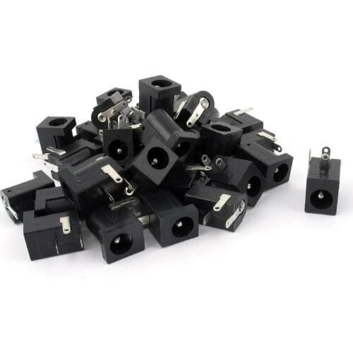 BMBY-35PCS 2.1mmx5.5mm Barrel-Type PCB Mount DC Power Jacks Sockets DC-005