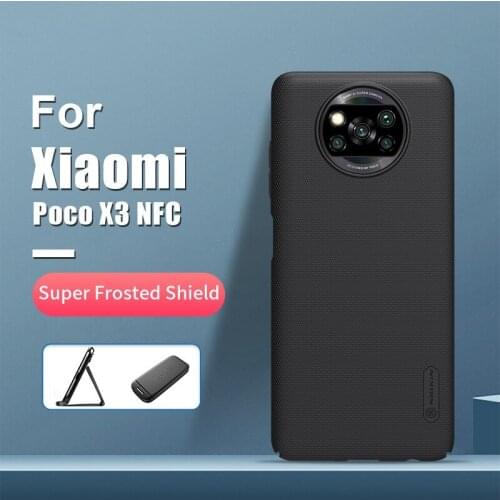 NILLKIN for Xiaomi POCO X3 Pro Case for POCO X3 NFC Cover Camshield/Frosted Shield Hard Plastic Back Cover Phone Cases