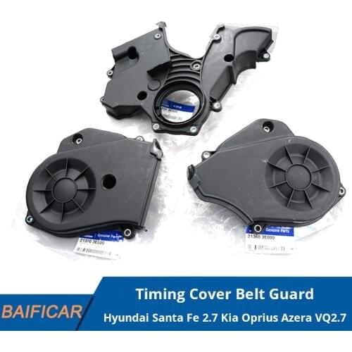 Baificar Brand New Genuine 1PCS Timing Cover Belt Guard 21360-3E000 / 21370-3E000 For Kia Oprius Azera VQ 2.7 Hyundai Santa Fe