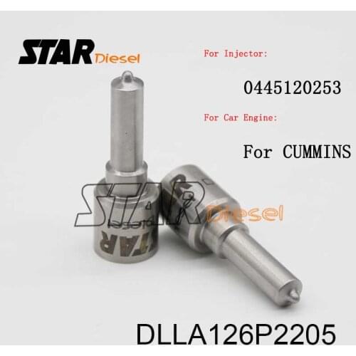 Injector Automizer Nozzle DLLA126P2205(0433172205) Auto Parts Nozzle Tip DLLA 126 P 2205 Sprayer 0 433 172 205 for 0445120253
