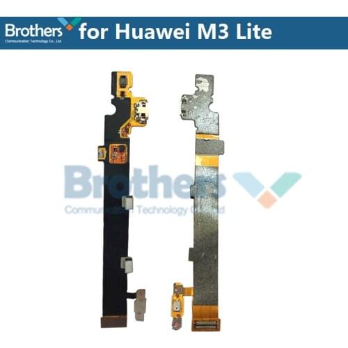 For Huawei MediaPad M3 Lite USB Charging Flex Cable For Huawei M3 Lite Charging Dock Connector Charger Board Flex Cable Tested