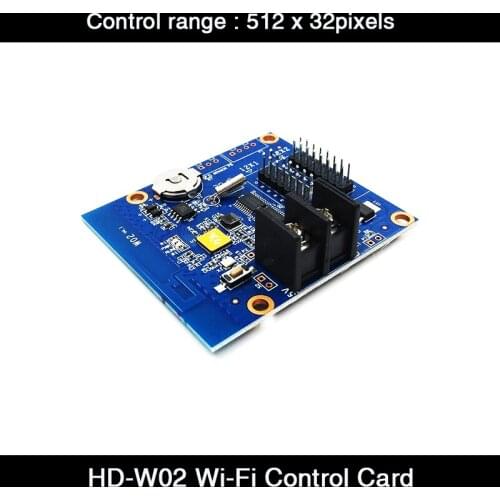 HD Single Dual Color WIFI Control Card HD-W02 Use For Single Color Led Display screen