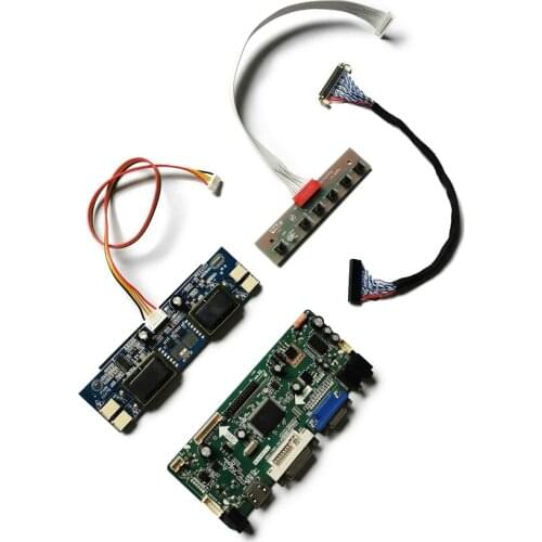 4CCFL M.NT68676 monitor controller board kit LVDS VGA DVI Fit LTM220M1/LTM220M2/HSD220MKW1/HT220WP1 1680*1050 matrix 30 Pin