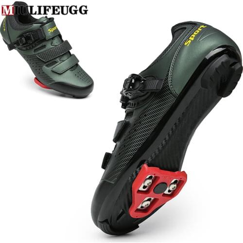 Road Bike Speed Flat Shoes MTB Sports Winter Route Cycling Footwear Cleat Men Sneakers Racing Women Bicycle Mountain Spd 2021