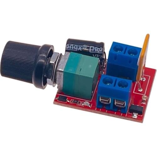 Mini PWM DC Motor Governor 3V-35V5A Speed Controller LED Light Modulator Module With Overcurrent Voltage Protection