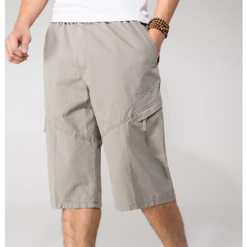 Men Casual Baggy Cargo Shorts Large Big Plus Size Bermuda Hot 4XL 5XL 6XL 2020 Male Summer Clothing Military Loose Cotton Black