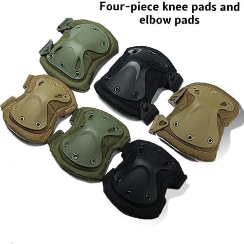 Tactical training knee pads elbow pads military knee pads elbow pads set outdoor sports riding climbing skating protective gear