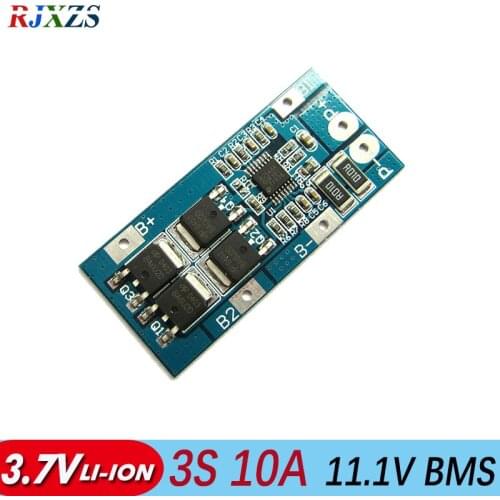 3S 10A Lithium Ion 12V 18650 BMS PCM battery protection board bms pcm lipo battery cell pack