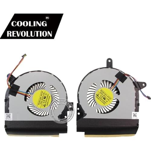 Laptop CPU Cooling Fan For Asus ROG G752 GFX72 GFX72VY GFX72VS DFS200405BI0T-FHCV DFS201005BI0T-FHCW CPU+GPU