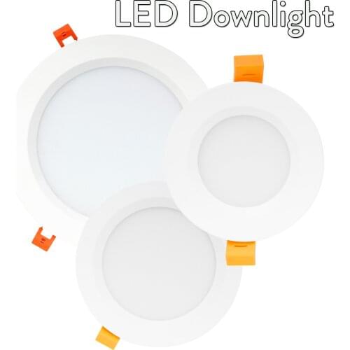 6W 8W 12W 15W 27W 40W LED Recessed Ceiling Light Fixture Downlight Lamp + Driver Spotlight Lighting For Home Office Decoration