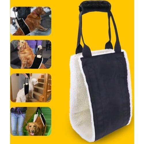 Waterproof Dog Support Harness Pet Dog Lift Harness Soft Lining Pets Lifting Vest For Old Injured Large Dogs With Handle