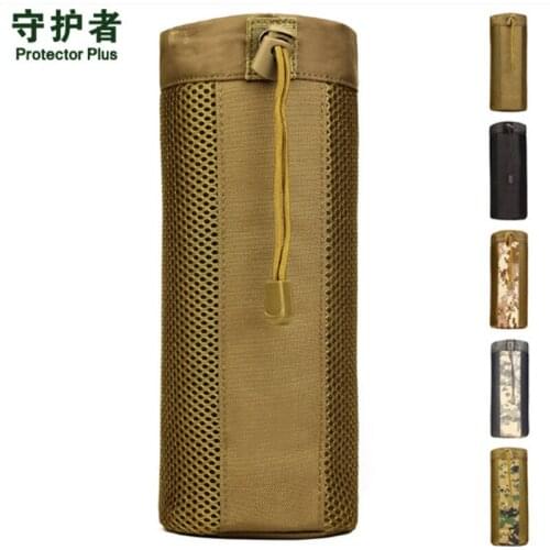 Military Molle EDC Pouch Protector Plus A010 Outdoor Sports Bag Camouflage Nylon Tactical Belt Pouch 750ml/800ml Kettle Pack