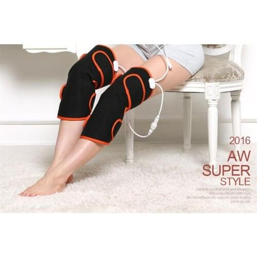 1 Pair Heating Hot Magnetic Therapy Arthritis Rheumatism Treatment Electric Foot Leg Massager Heated Warm Joint Care Knee Warm