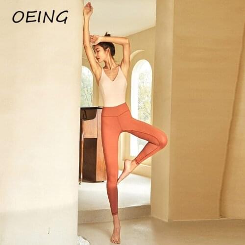 2021 Sexy Seamless Air Yoga Sets Stretchy Workout Jumpsuits Dancing Exercise Clothes One Piece Sport Palysuit