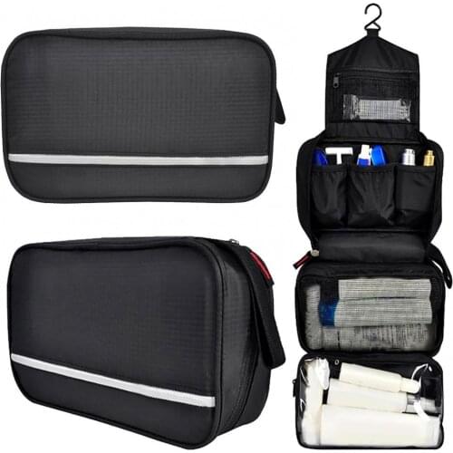 80% Hot Sales! Portable Travel Cosmetics Hanging Shower Toiletry Bag Container Wash Organizer