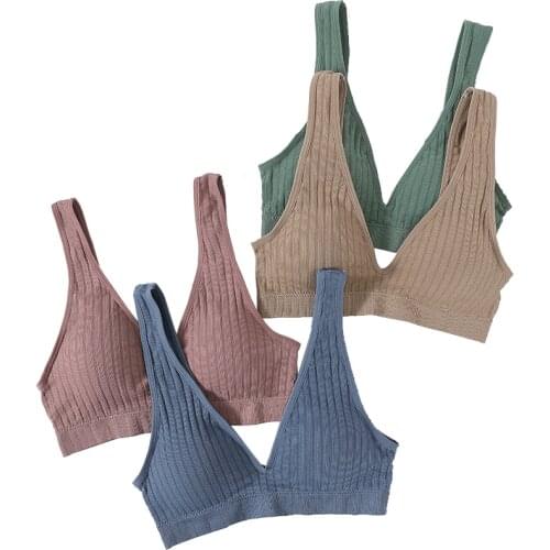 Seamless Bras for Women Push Up Bra Top Bralette Female Underwear Halter neck Deep V Bra Sexy Lingerie Brassiere Wireless BH