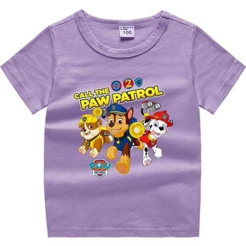 Paw Patrol Boys T Shirt Kids3D Print Cartoon T-Shirt Funny for Boy Girls Child T-Shirt Children Clothes Tops Baby Tshirts