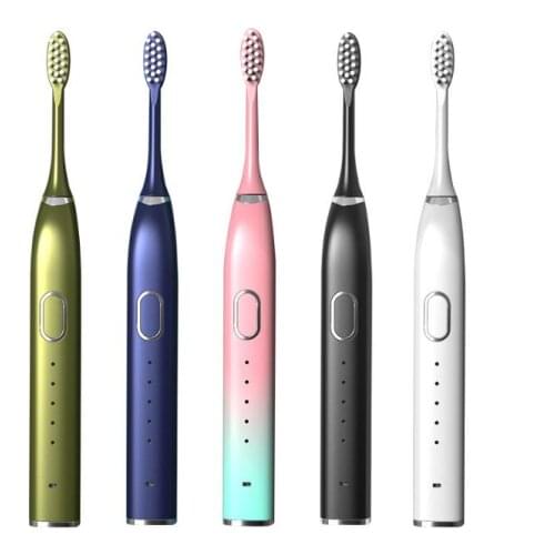 6Set/Lot Magnetic Levitation USB Charging Electric Toothbrush Intelligent Automatic Ultrasonic Vibration Toothbrush HA2009