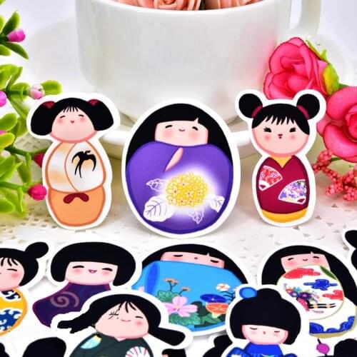 31pcs Creative Cute kawaii self-made Russian doll scrapbooking stickers /decorative sticker /DIY craft photo albums/trunk